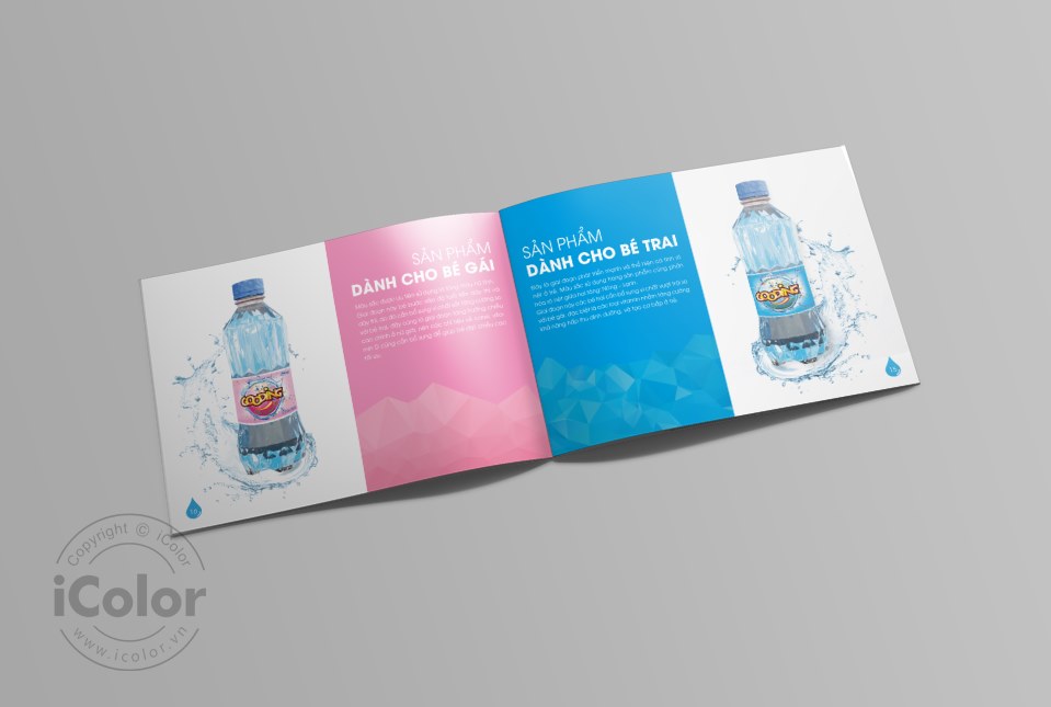 Thiết kế catalog sản phẩm nước uống Navesi