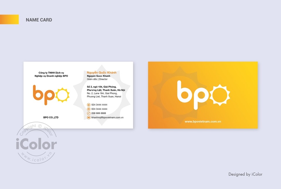 Thiết kế bộ nhận diện Công ty BPO