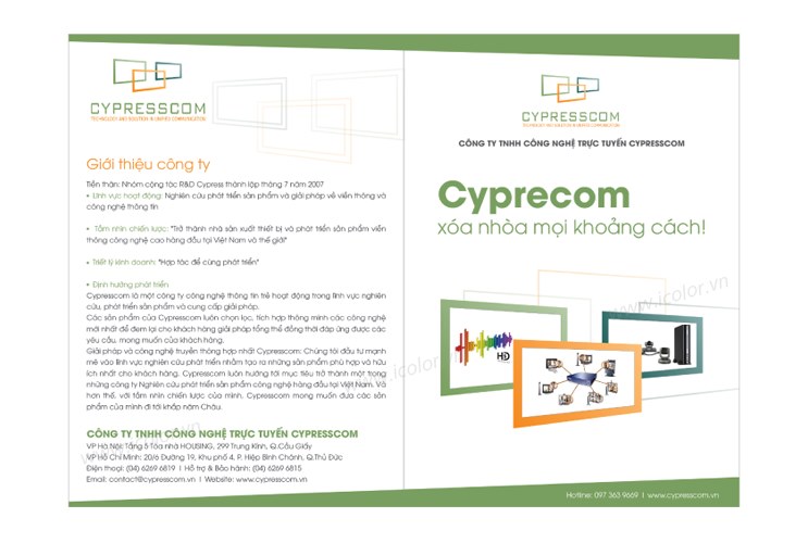Bộ nhận diện công ty trực tuyến CYPRESSCOM