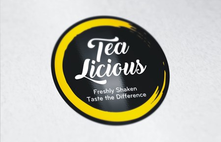 Thiết kế logo trà sữa Tealicious