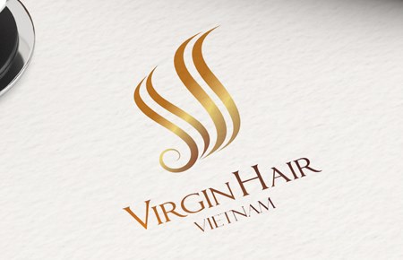 Thiết kế logo Công ty Virgin Hair Việt Nam