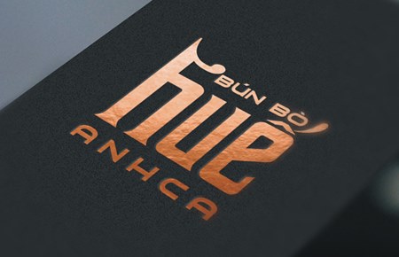 Thiết kế logo Bún bò Huế ANHCA