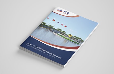 Thiết kế brochure CTCP FUJI Bắc Giang