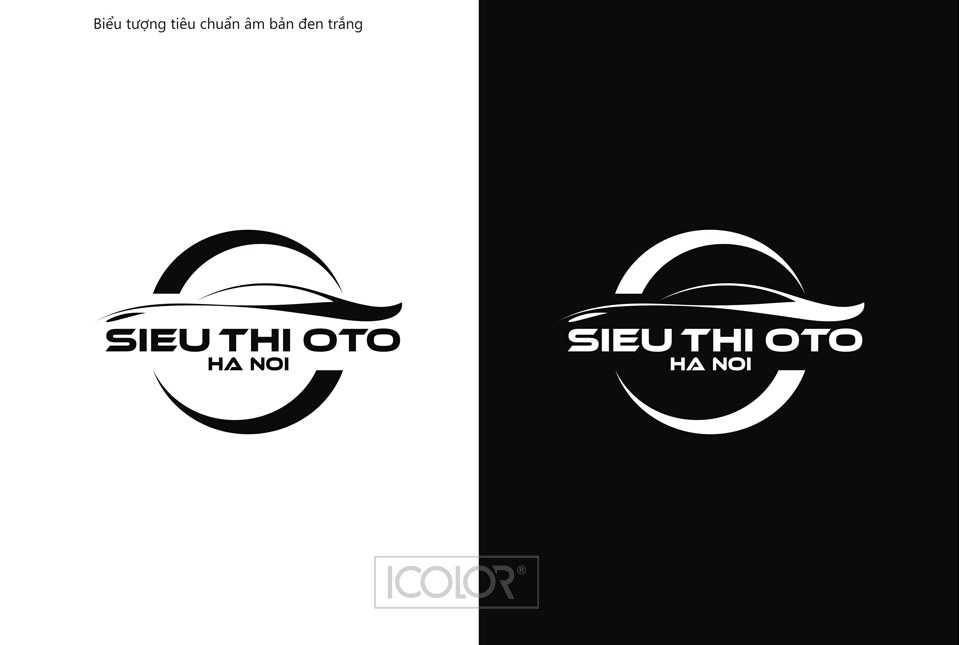 Thiết kế logo Siêu thị ôtô Hà Nội