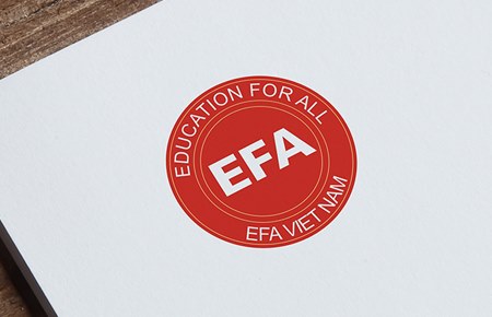 Thiết kế logo Trung tâm tiếng anh EFA
