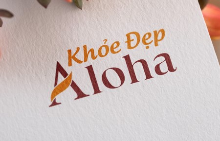 Thiết kế logo công ty Khỏe đẹp Aloha