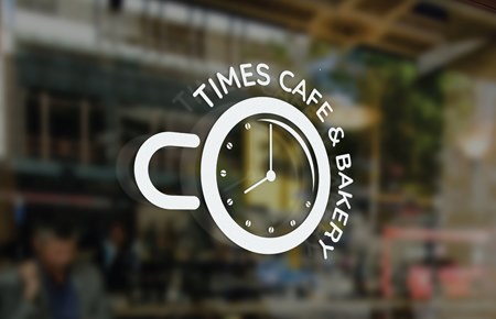 Thiết kế logo Cà phê Times Cafe & Bakery