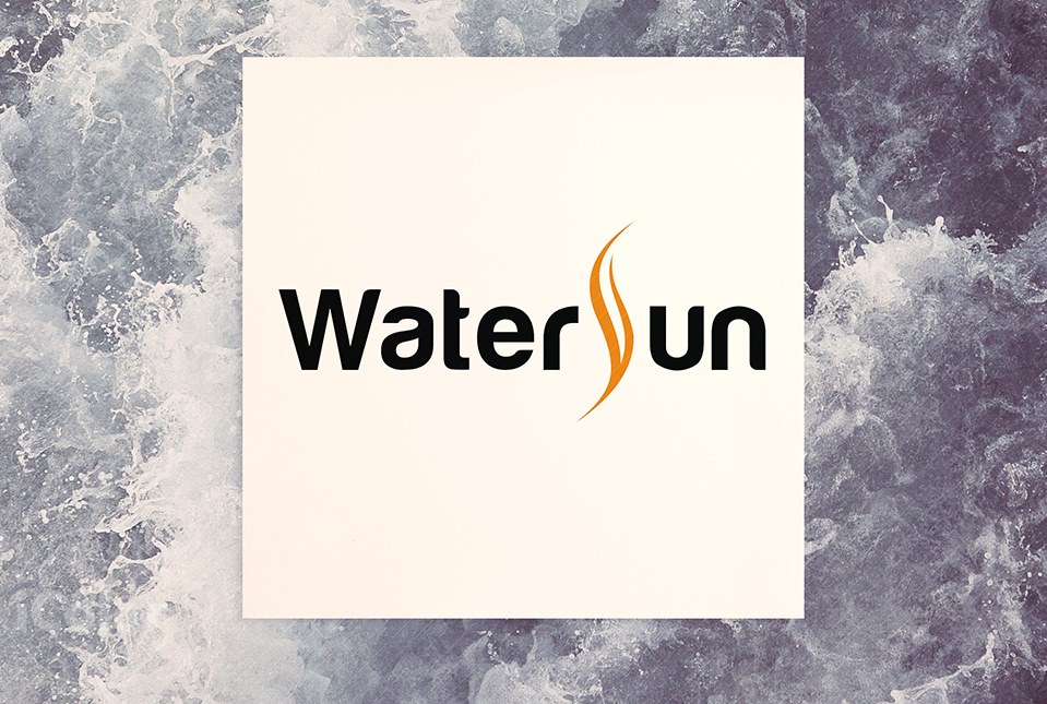 Thiết kế logo bàn trà Watersun