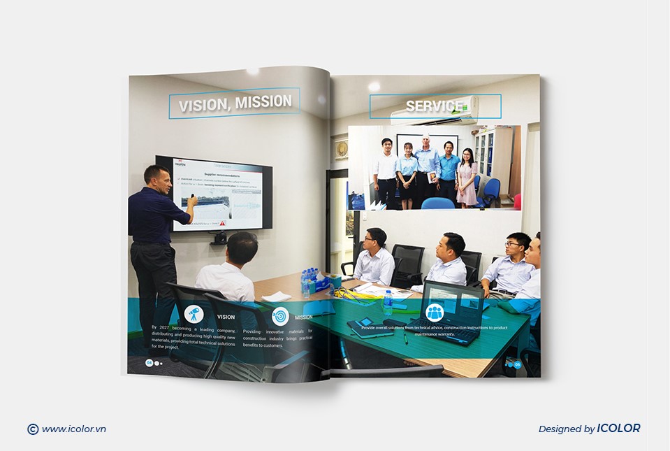 Thiết kế profile | Hồ sơ năng lực Công ty VLXD Đức Sơn