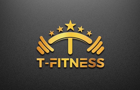 Thiết kế logo Phòng tập Gym 5 sao T-Fitness 2021