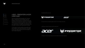 Bộ nhận diện thương hiệu laptop Predator Acer