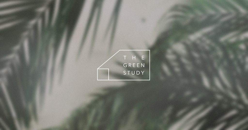 Bộ nhận diện thương hiệu cho không gian tối giản xanh mát của Green Study