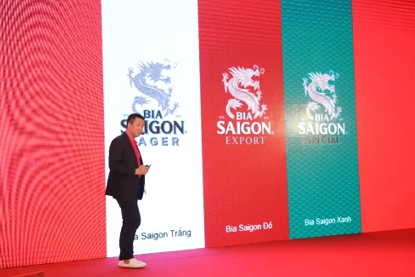 Biểu tượng rồng trong hình ảnh mới của Bia Saigon