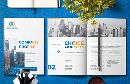 Thiết kế profile Công ty tư vấn và Giám định Choice