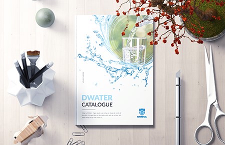 Thiết kế catalogue Công ty Dwater