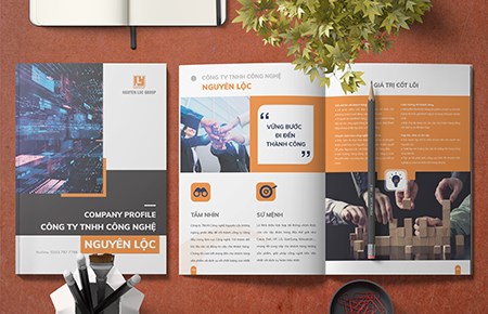 Thiết kế profile Công ty TNHH Công nghệ Nguyên Lộc
