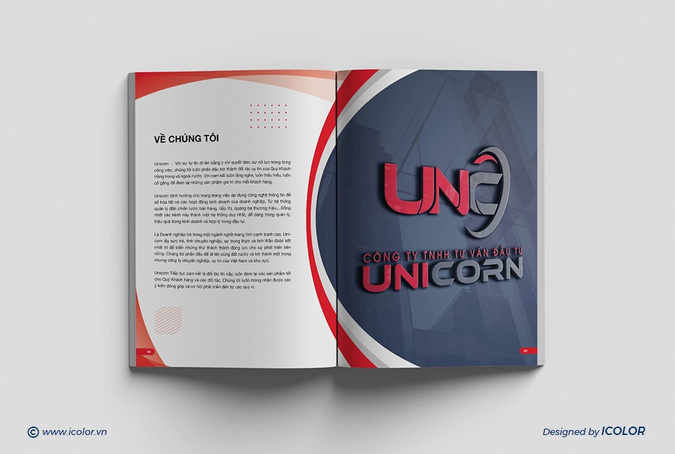 Thiết kế profile Công ty UNICORN