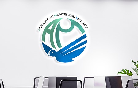 Thiết kế logo Hiệp hội giáo dục Montessori Vietnam AMV