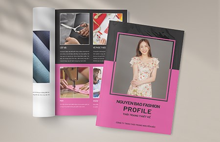 Thiết kế catalogue Công ty Thời trang Nguyễn Bảo