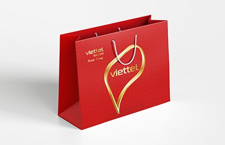 Thiết kế hộp quà tặng Viettel 2023