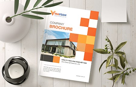 Thiết kế brochure Công ty VinaFoam