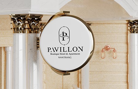 Thiết kế logo Khách sạn Pavillon Boutique Hotel & Apartment