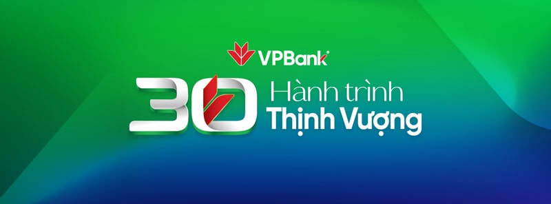 Logo VPbank kỷ niệm 30 năm 
