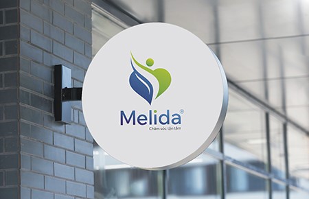 Thiết kế logo Công ty Dược Melida