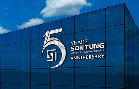 Thiết kế logo Kỷ niệm 15 năm thành lập CT CP Điện lạnh Sơn Tùng