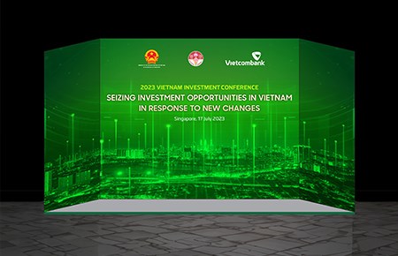 Thiết kế Sự kiện số quan hệ hợp tác Vietnam – Singapore