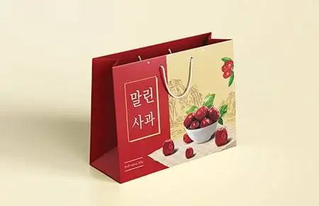 Thiết kế bao bì sản phẩm hộp táo nhập khẩu