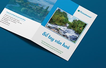 Thiết kế Sổ tay văn hoá Công ty CP Du lịch Lâm Đồng Thiết kế Sổ tay văn hoá Công ty CP Du lịch Lâm Đồng