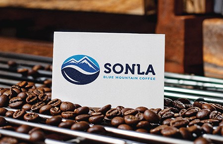 TK | Logo Công ty SonLa Blue Mountain Coffee TK | Logo Công ty SonLa Blue Mountain Coffee
