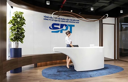 TK | Logo Tổng CT Vận tải Xăng dầu Phương Nam (SPT)