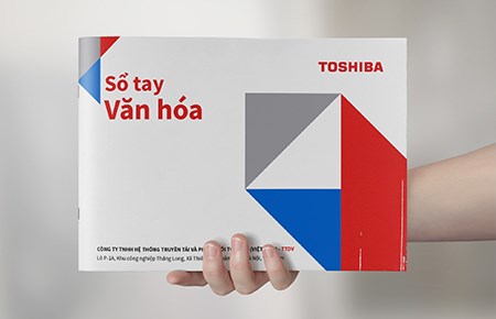 Thiết kế sổ tay văn hóa Toshiba Việt Nam Thiết kế sổ tay văn hóa Toshiba Việt Nam