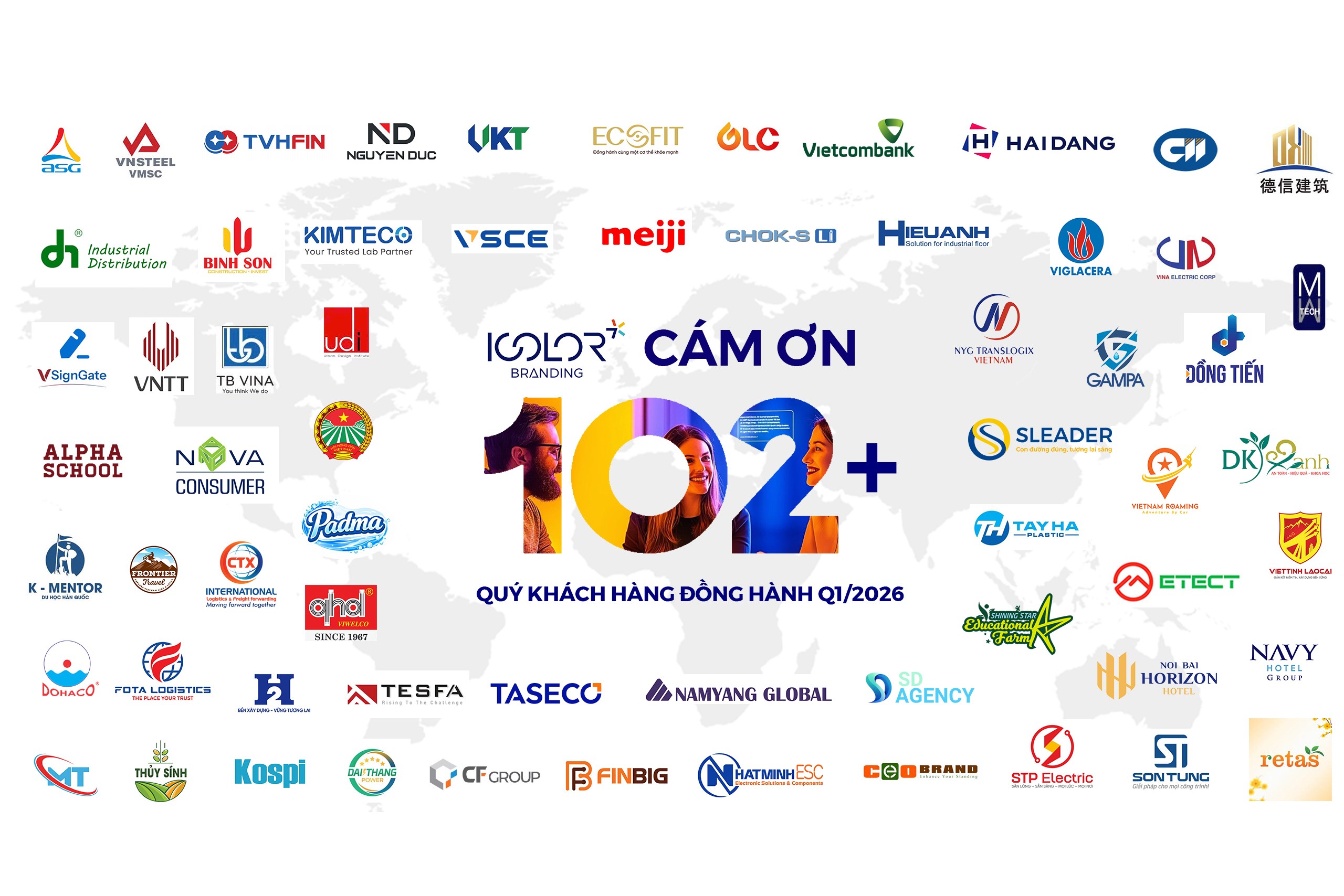 ICOLOR BRANDING – Cảm ơn Quý khách hàng Quý 1/2026