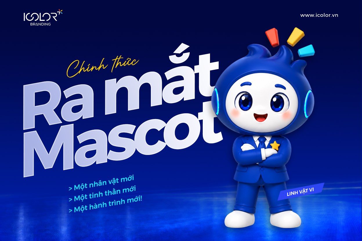 Chính Thức Ra Mắt Mascot iColor Branding – Gương Mặt Mới, Tinh Thần Mới
